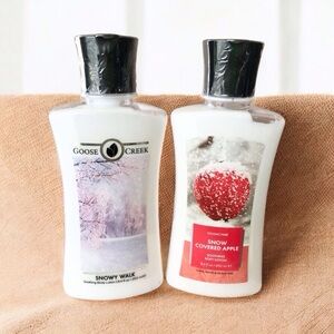 🆕Snowy Walk and Snow Covered Apple Lotion by Goose Creek